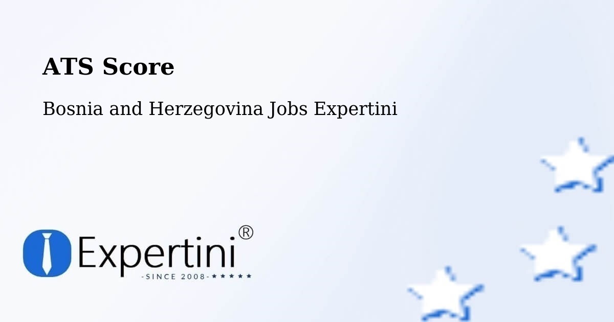 Resume ATS Score & Job Description Match Tool – Neum - Bosnia and Herzegovina Jobs Expertini